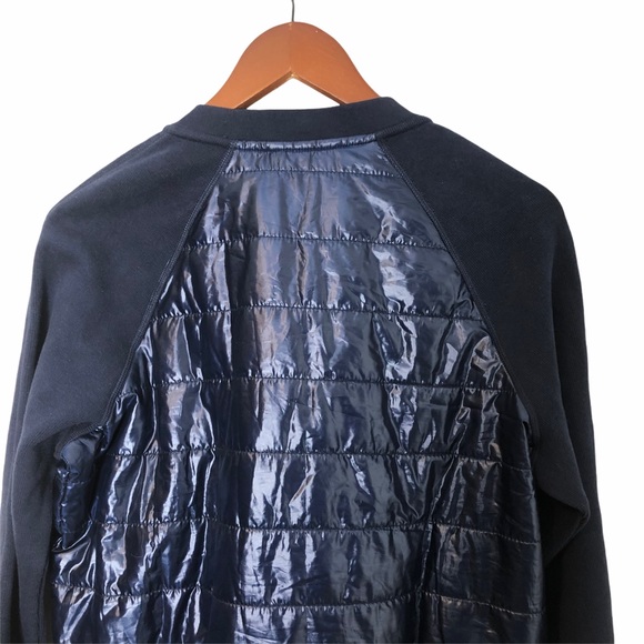 TOMMY BAHAMA Knit Raglan Sleeve Puffer Jacket Navy Blue - Picture 9 of 14